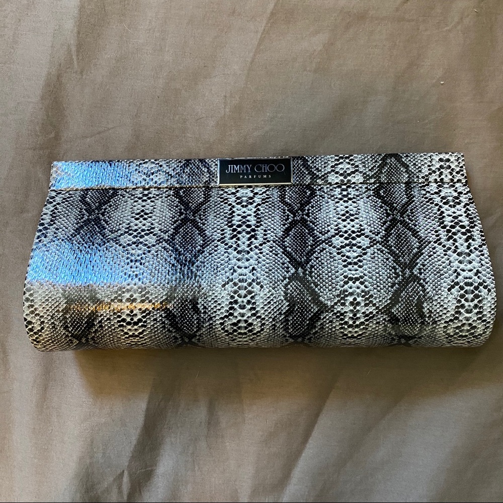 Authentic Jimmy Choo Snakeskin Clutch